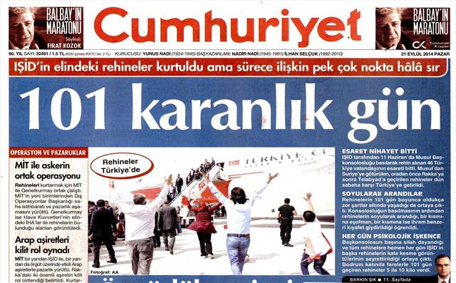 Cumhuriyet 46 Türk’ün kurtarılmasına sevinemedi