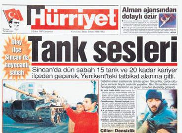 Hürriyet’ten Eski Türkiye manşeti!