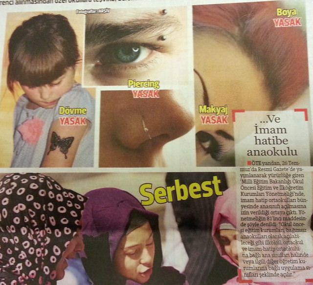 Eğitimdeki değişiklikler Hürriyet’i rahatsız etti