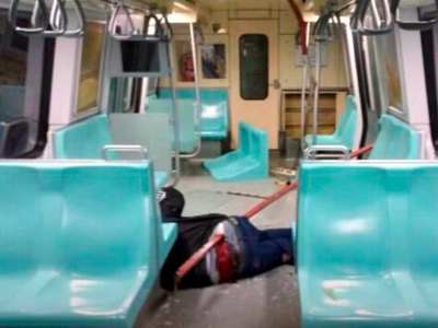 Bir daha metroya binmem!
