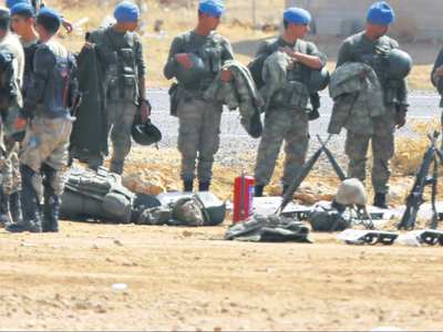 Kobani'ye 5 bin asker