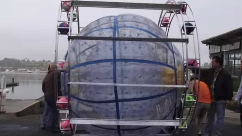 Hamster tekerleğiyle okyanusu aşmayı denedi