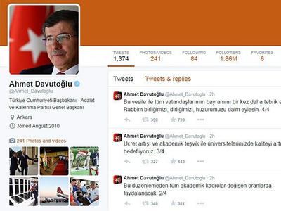 Başbakan'dan Twitter'da zam müjdesi