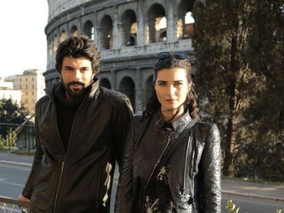 'Elif' Roma'da kamera karşısında