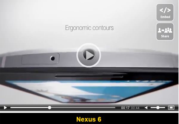 Google Nexus 6’yı tanıttı