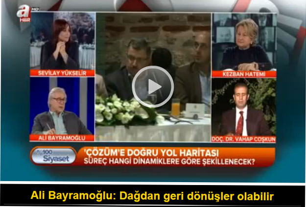 Ali Bayramoğlu: Dağdan geri dönüşler olabilir