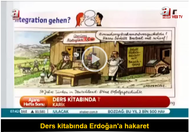 Ders kitabında Erdoğan'a şok hakaret