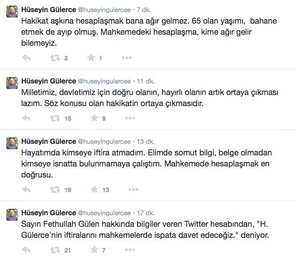 Hüseyin Gülerce‘den Gülen‘e jet yanıt