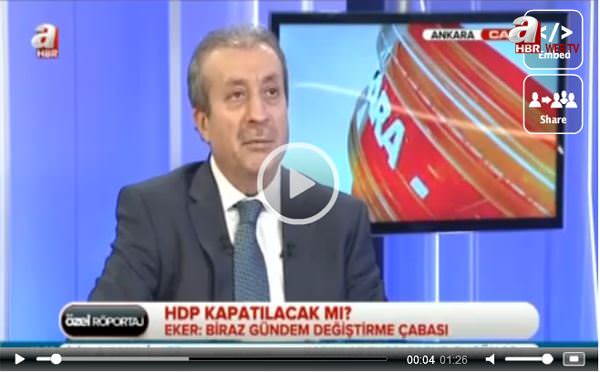 Mehdi Eker: HDP 6-7 Ekim’de savrulma yaşadı