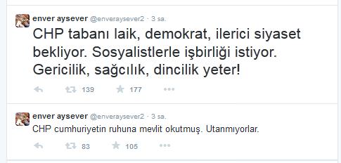 Enver Aysever'den CHP'ye şok tepki! - 1