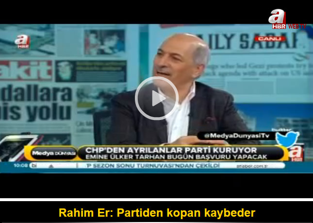 Rahim Er: Partiden kopan kaybeder