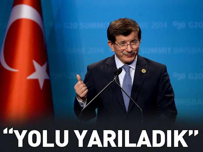 Ahmet Davutoğlu: "Çözüm sürecinde nehrin yarısını çoktan geçtik"