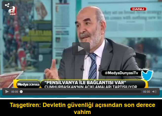 Devletin güvenliği açısından son derece vahim