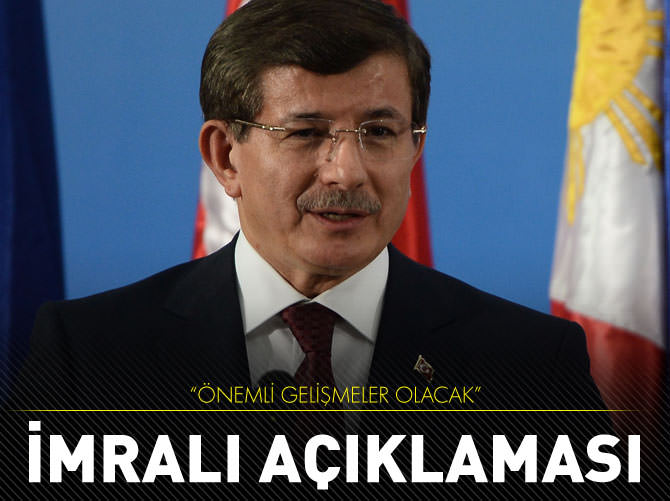 Davutoğlu'ndan İmralı açıklaması