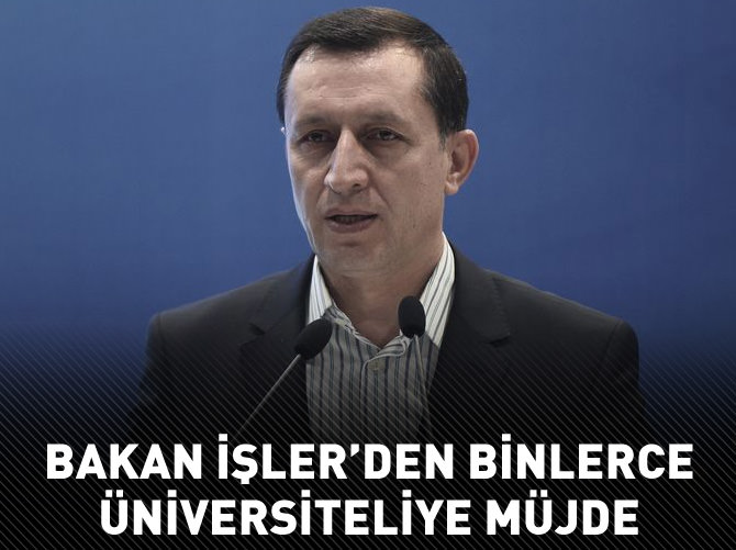 Emrullah İşler'den binlerce üniversiteliye müjde!