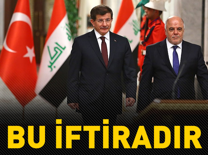 Başbakan Davutoğlu sert çıktı: Bu iftiradır