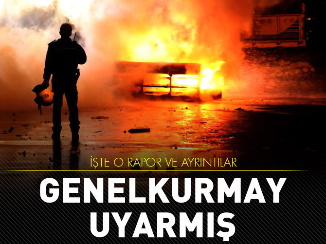 Genelkurmay 6-7 Ekim öncesi uyarmış!
