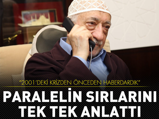 Paralel yapının sırlarını tek tek anlattı