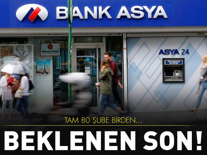 Bank Asya 80 şubesini kapattı