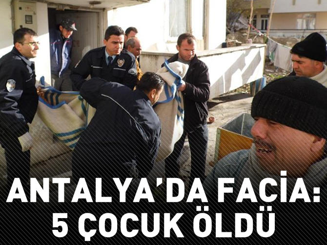 Korkuteli'nde karbonmonoksit zehirlenmesi: 5 ölü