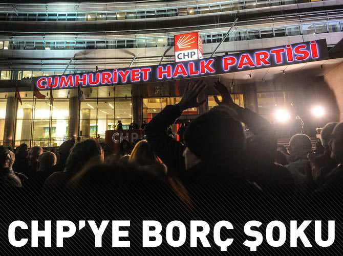 CHP'ye borç şoku!