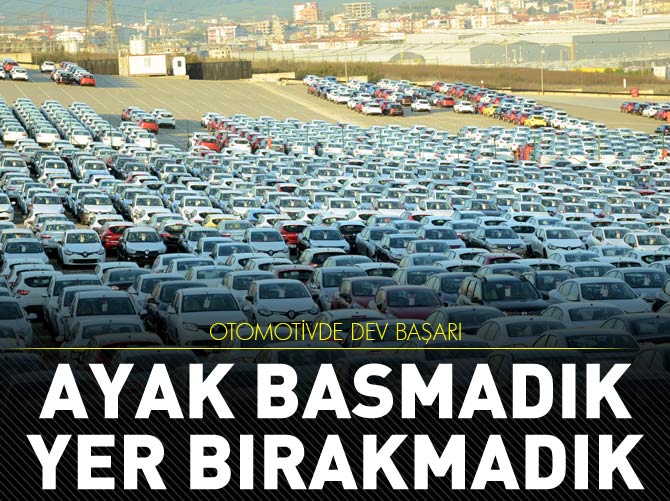 Otomotivde 180 ülkeye ihracat yapıyoruz