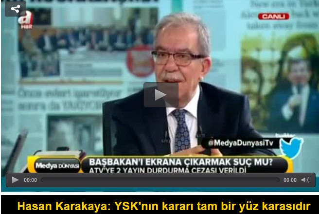 Hasan Karakaya: YSK'nın kararı tam bir yüz karasıdır