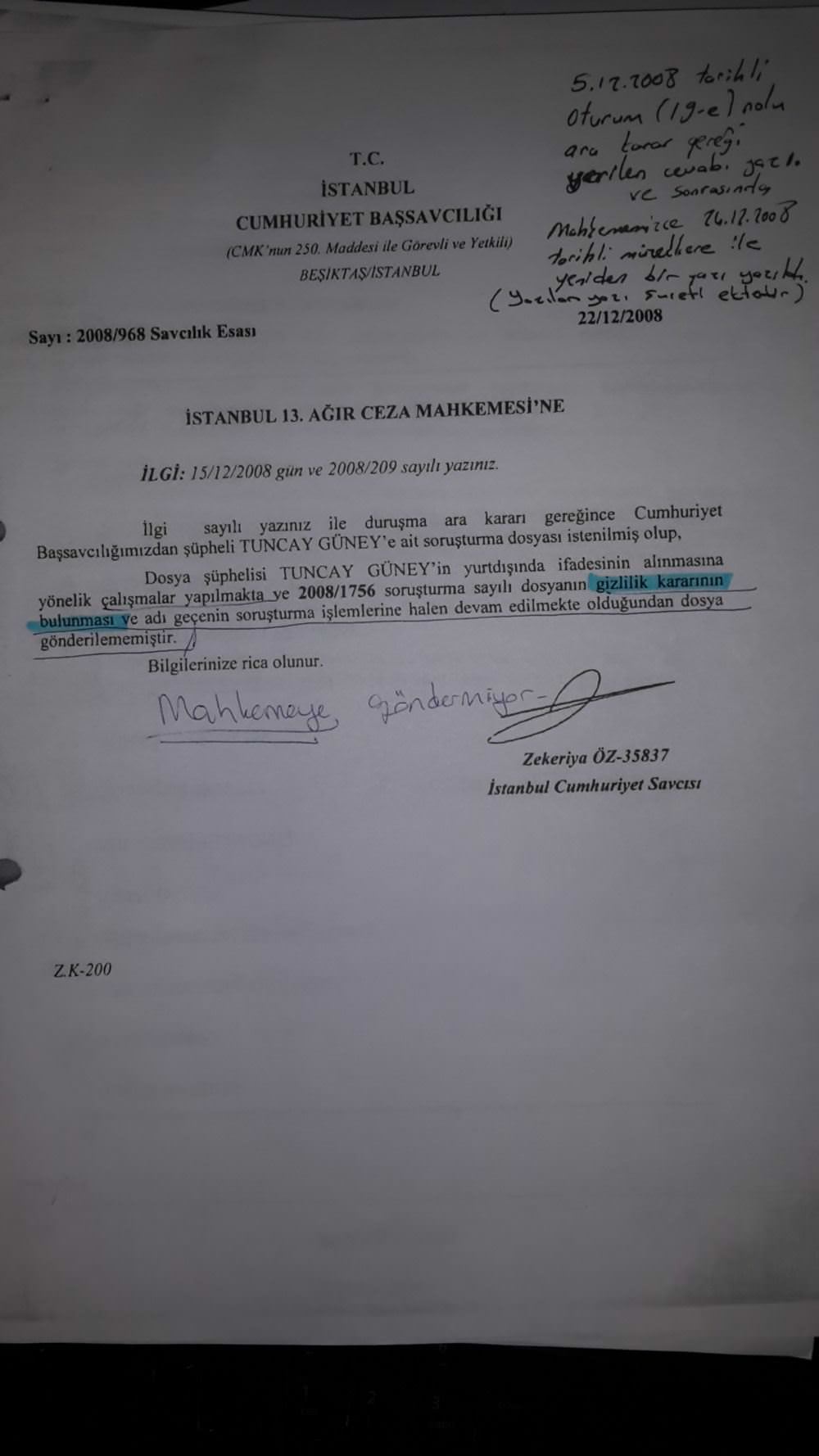 Tuncay Güney'i Zekeriya Öz kaçırdı iddiası - 1