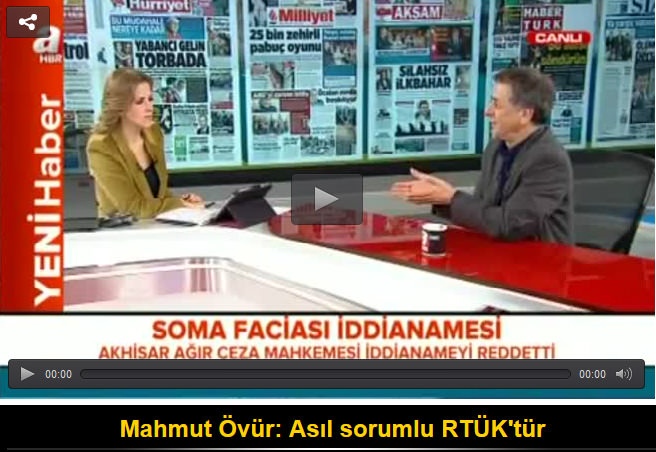 Mahmut Övür: Asıl sorumlu RTÜK'tür