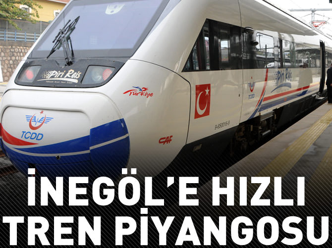 İnegöl'e hızlı tren piyangosu