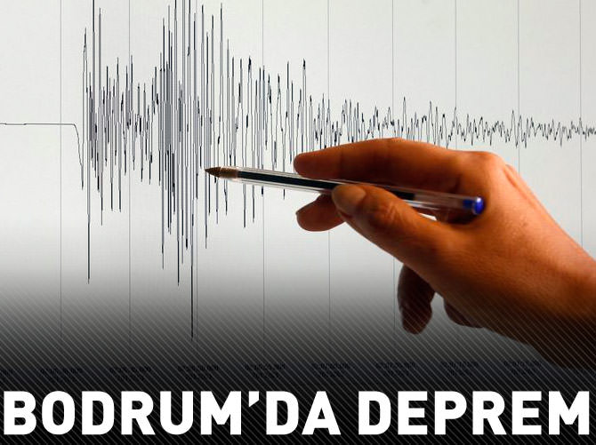 Bodrum'da deprem