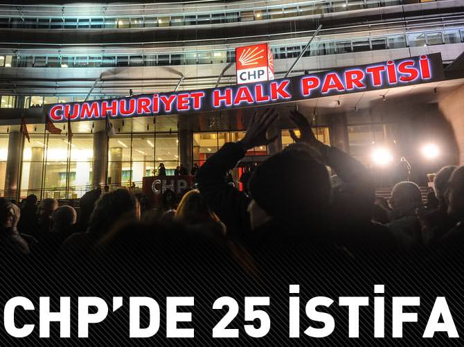 CHP'de 25 başkan istifa edecek!