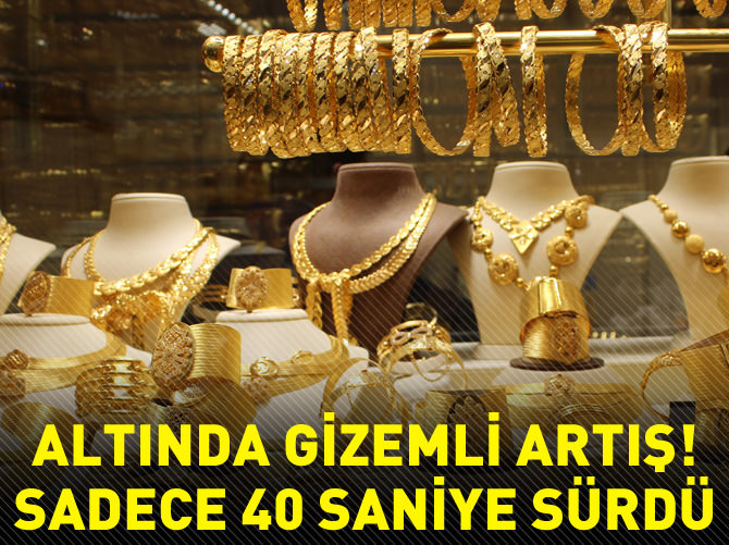 Altında gizemli artış! Tam 40 saniye sürdü