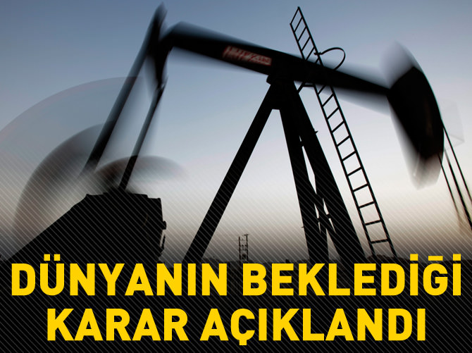 OPEC petrol üretim miktarını değiştirmedi