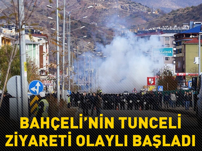 Bahçeli Tunceli'de