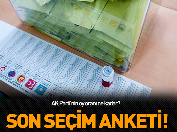 İşte AK Parti'nin son oy oranı!