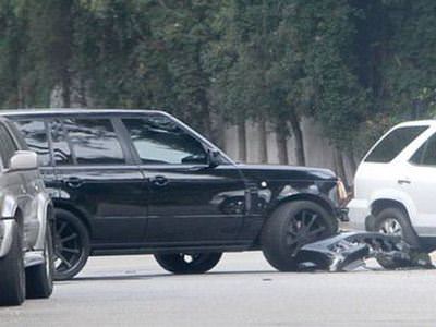 Beckham trafik kazası geçirdi!