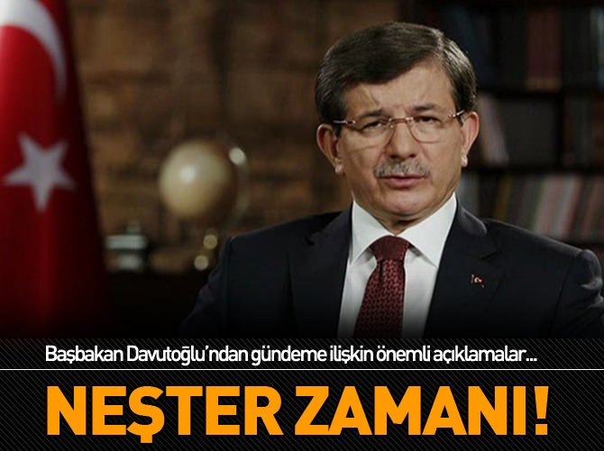 Başbakan Davutoğlu'ndan önemli mesajlar!