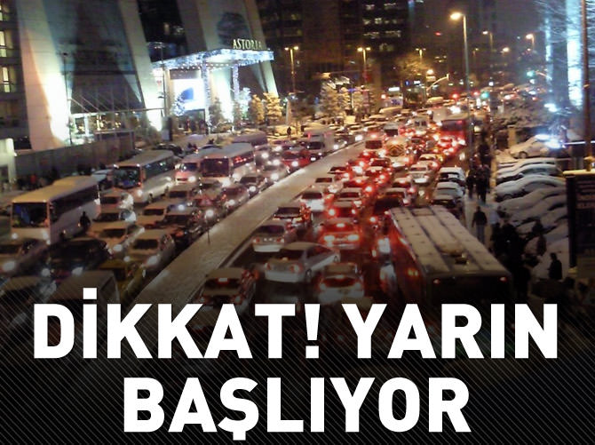 Kış lastiği uygulaması yarın başlıyor