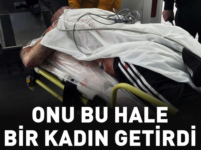 Bıçakladığı erkeği bu hale getirdi