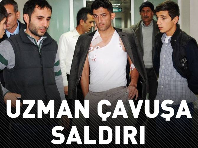 Batman'da uzman çavuşa saldırı
