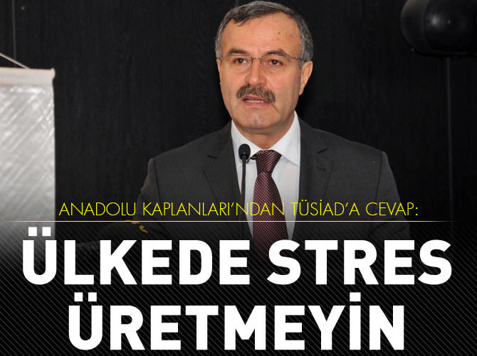 TÜSİAD'a cevap: Ülkede stres üretmeyin