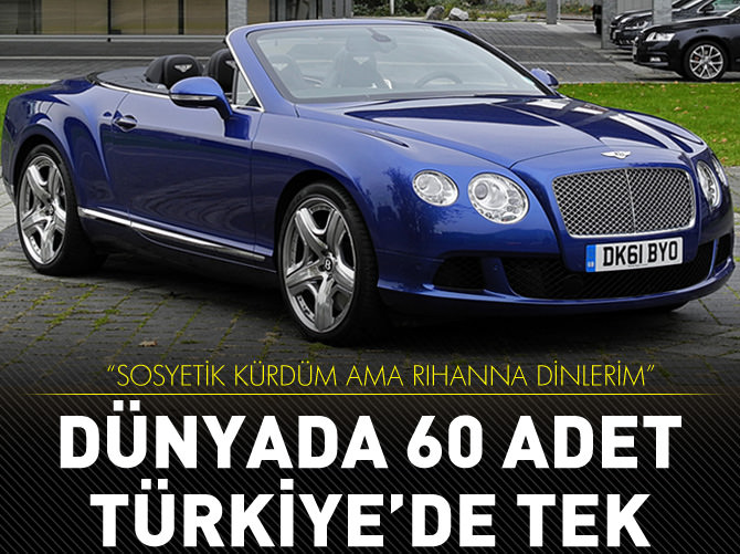 Dünyada 60 adet, Türkiye’de tek