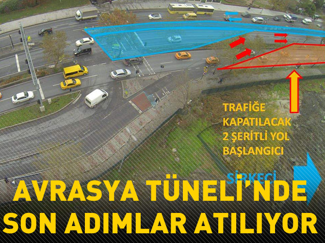 Avrasya Tüneli'nde son adımlar atılıyor