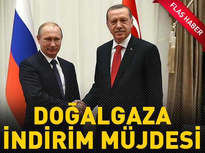 Putin'den doğalgaza indirim açıklaması