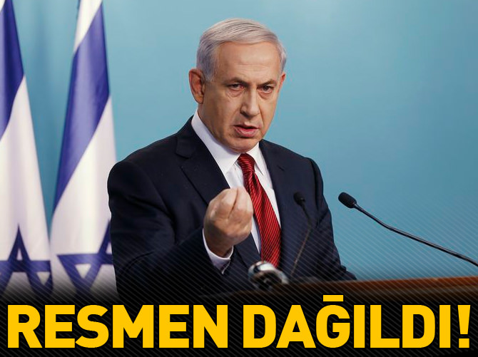 İsrail'de hükümet dağıldı!