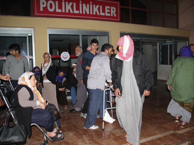 Şanlıurfa'da hastanede yangın paniği!