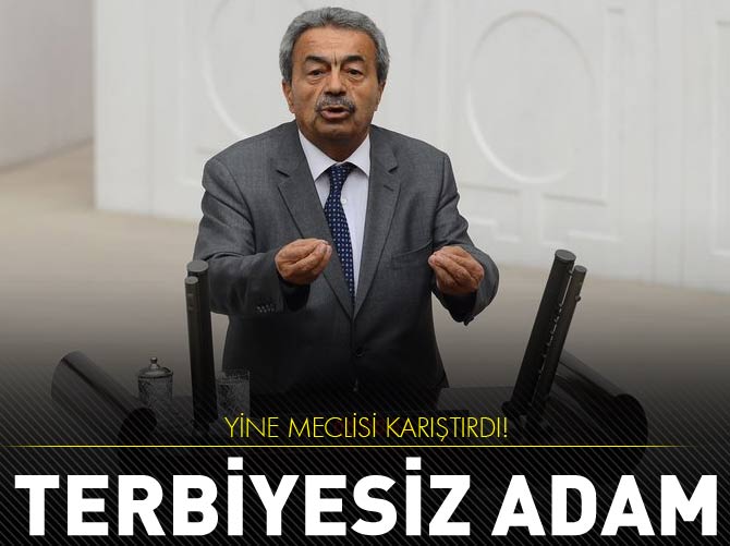 Kamer Genç'ten Meclis'te büyük terbiyesizlik