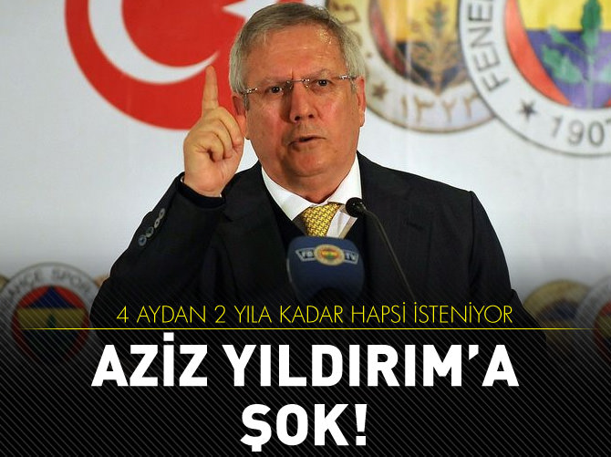 Aziz Yıldırım'a hapis istemi!