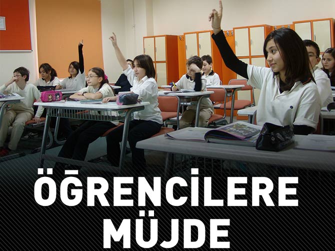 Öğrencilere müjde